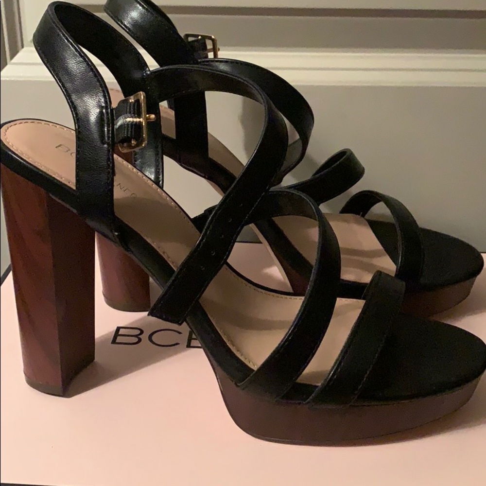SOLD Brand NWT! BCBG Platform Sandals